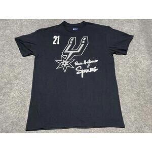 Nba Two Sided Tim Duncan Med Black San Antonio Tx Spurs Champion Mvp Shirt 21